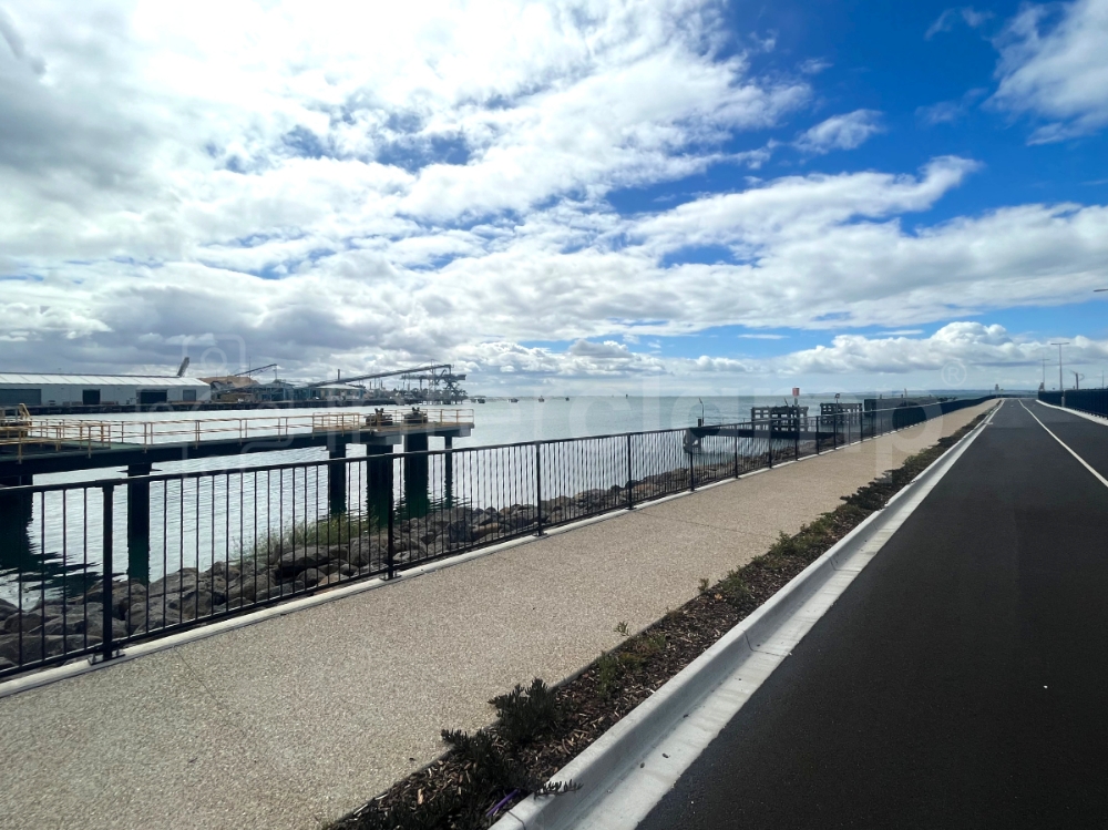 Interclamp Pedestrian key clamp barriers installed at the Port of Geelong
